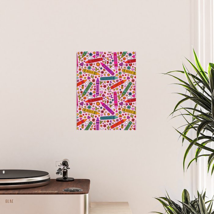 Crayon Print Poster Gallery Image 2