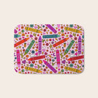 Crayon Print Bath Mat Gallery Image 1
