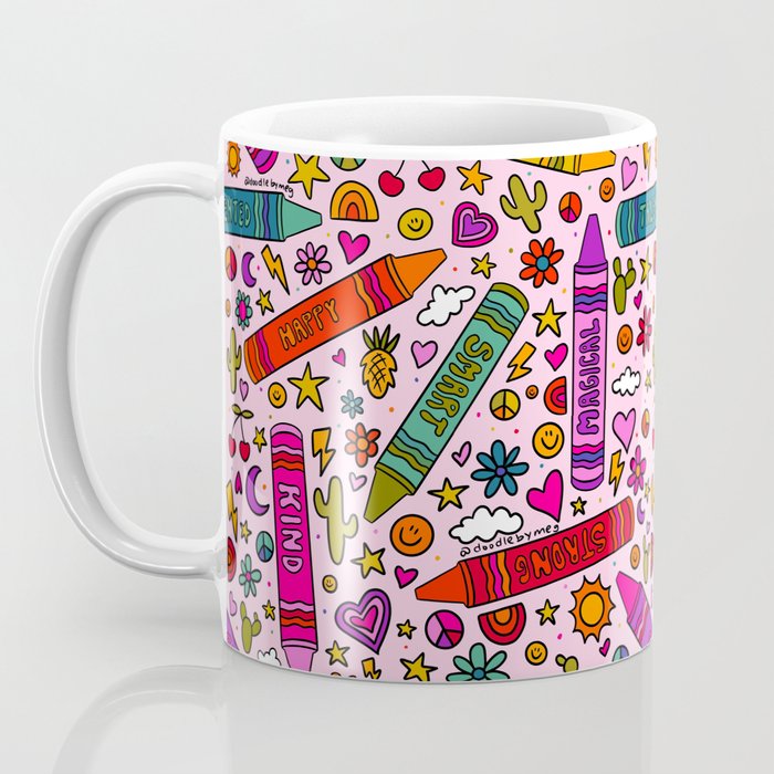Crayon Print Coffee Mug Gallery Image 3