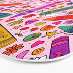 Crayon Print Bath Mat Gallery Image 3