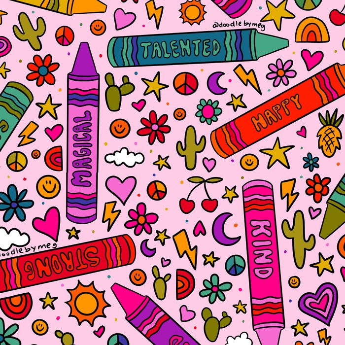 Crayon Print Coffee Mug Gallery Image 2