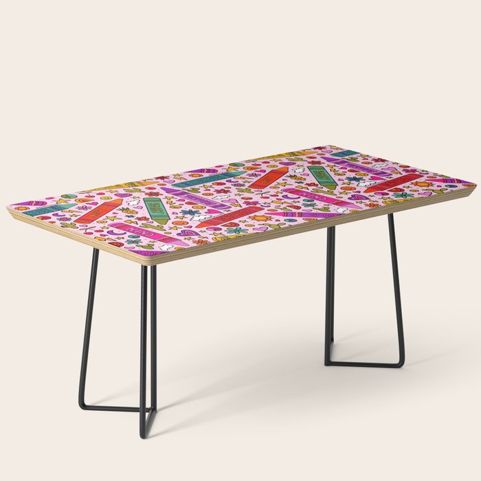 Crayon Print Coffee Table Gallery Image 1
