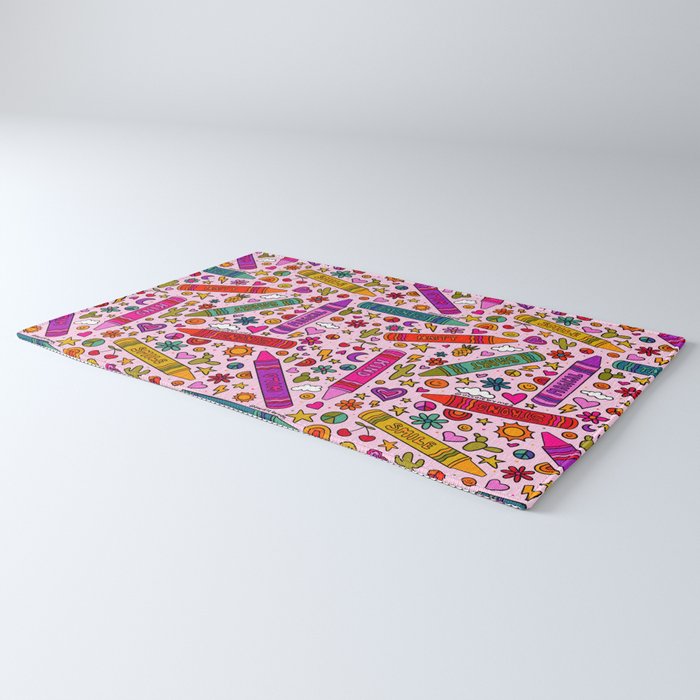 Crayon Print Rug Gallery Image 3