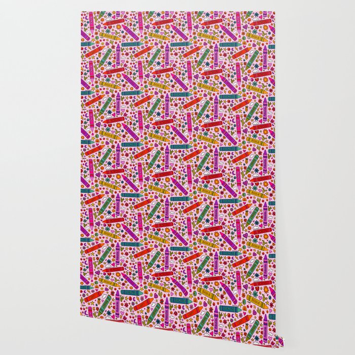 Crayon Print Wallpaper Gallery Image 2