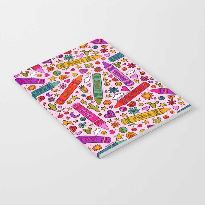Crayon Print Notebook
