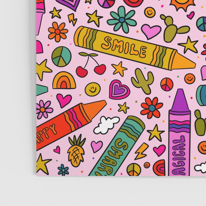 Crayon Print Poster Gallery Image 3