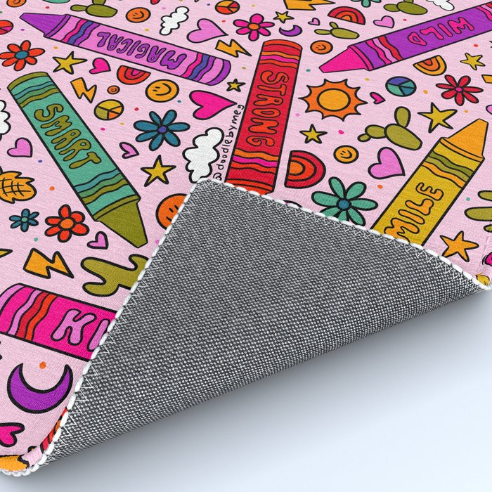 Crayon Print Rug Gallery Image 4