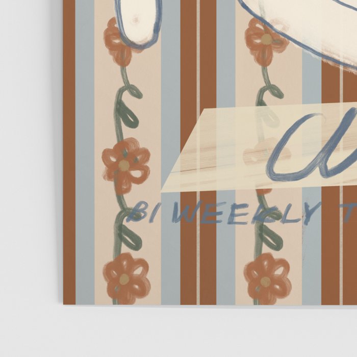 Supper Club Vintage Stripe Poster Gallery Image 3