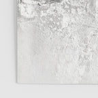 Minimalist Blue and White Abstract Painting  Textured Modern Art gray abstract Poster Gallery Image 3