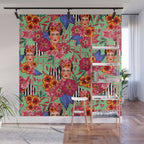 Frida Bouquet Wall Mural Gallery Image 1
