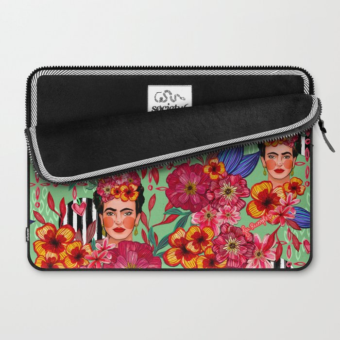 Frida Bouquet Laptop Sleeve Gallery Image 2