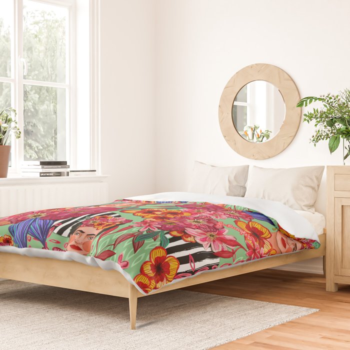 Frida Bouquet Duvet Cover Gallery Image 2