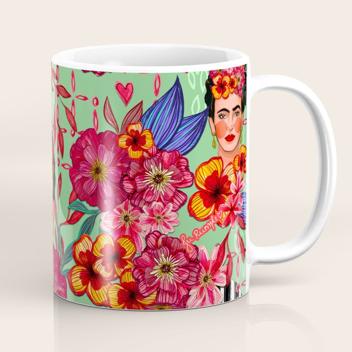 Frida Bouquet Coffee Mug Gallery Image 1