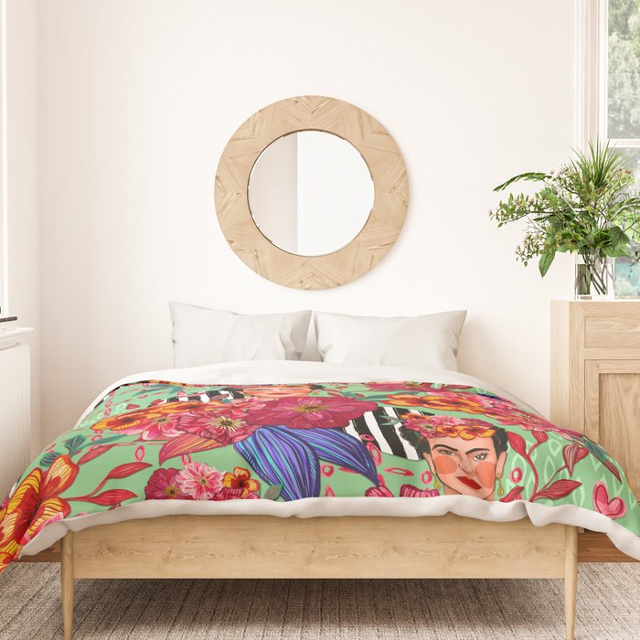 Frida Bouquet Duvet Cover Gallery Image 3