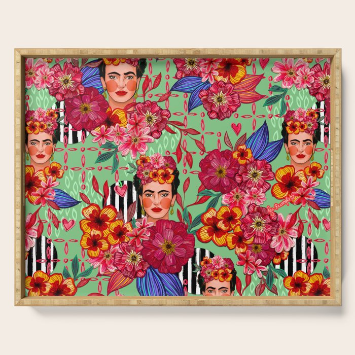 Frida Bouquet Serving Tray Gallery Image 1