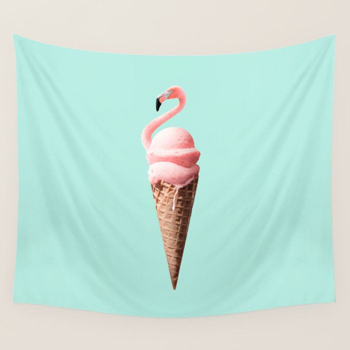 FLAMINGO CONE Wall Tapestry Gallery Image 4
