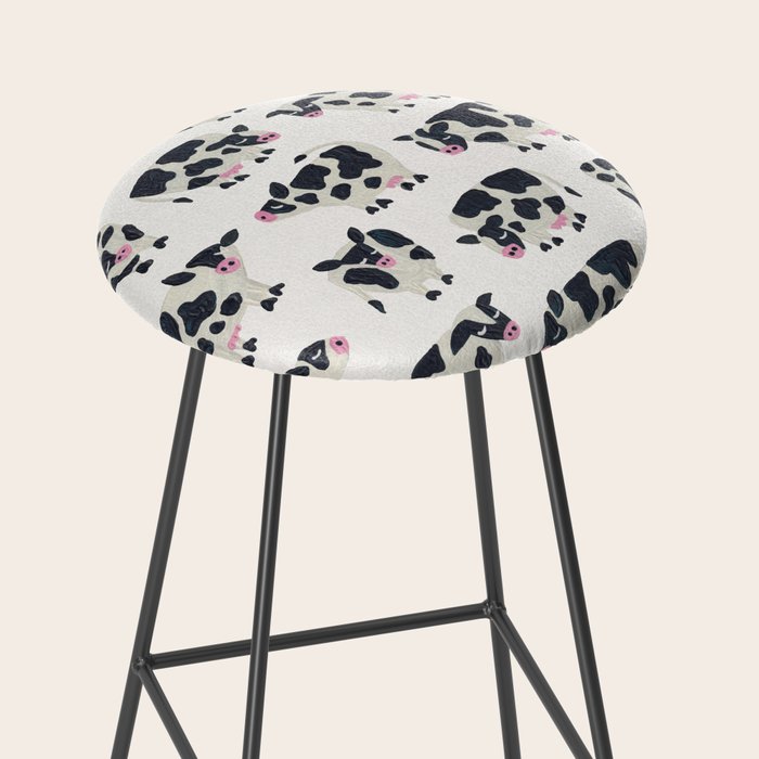 Cow Collection - White Stool Gallery Image 2