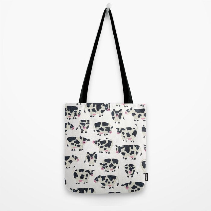 Cow Collection - White Tote Bag Gallery Image 2