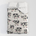 Cow Collection - White Duvet Cover Gallery Image 6