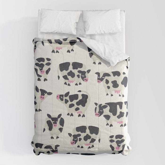 Cow Collection - White Comforter Gallery Image 1