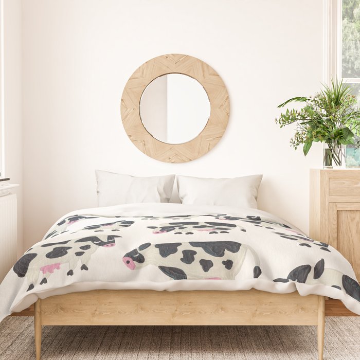 Cow Collection - White Duvet Cover Gallery Image 3