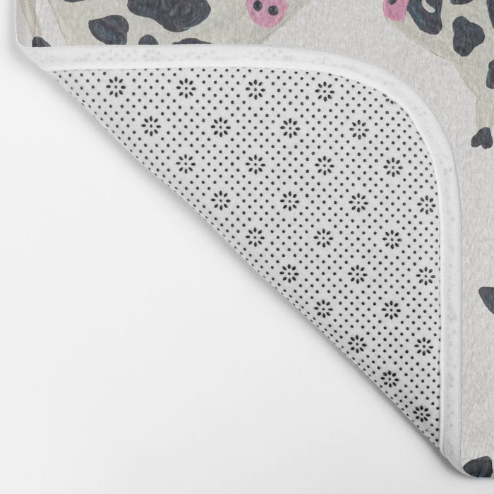Cow Collection - White Bath Mat Gallery Image 2