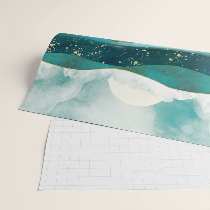 Metallic Whale Shark Wrapping Paper Gallery Image 2