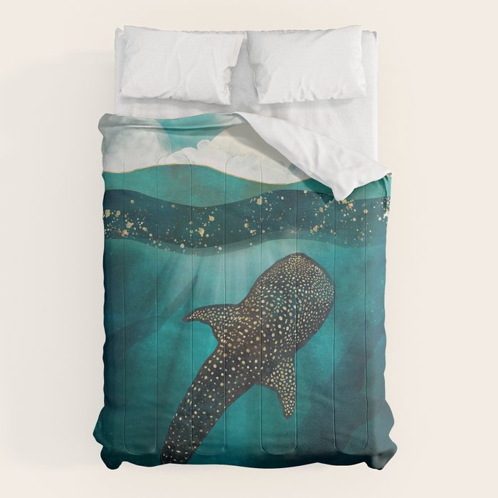 Metallic Whale Shark Comforter Gallery Image 6