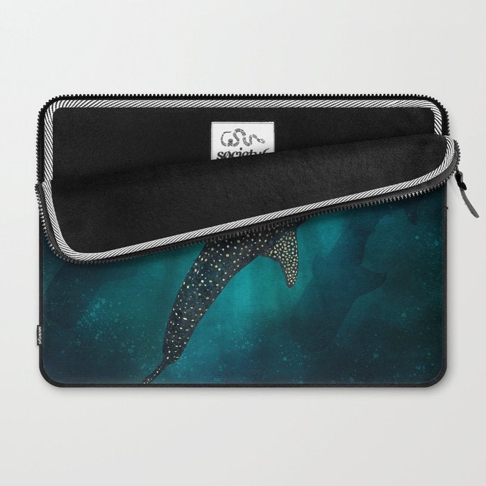 Metallic Whale Shark Laptop Sleeve Gallery Image 2