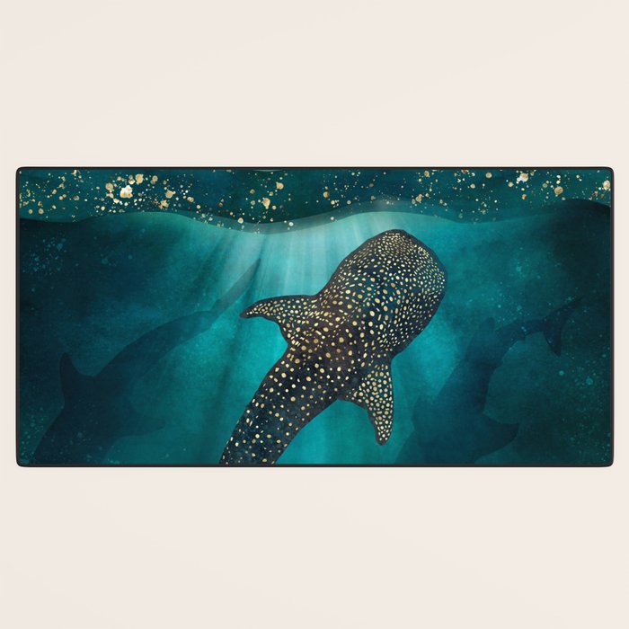 Metallic Whale Shark Desk Mat Gallery Image 3