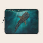 Metallic Whale Shark Laptop Sleeve Gallery Image 1