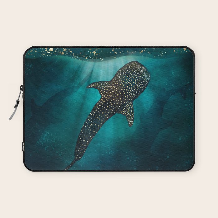 Metallic Whale Shark Laptop Sleeve Gallery Image 1