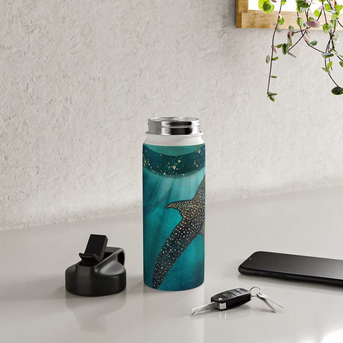 Metallic Whale Shark Water Bottle Gallery Image 4