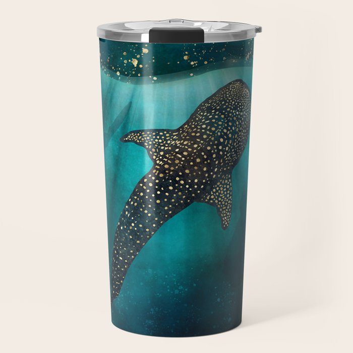 Metallic Whale Shark Travel Mug Gallery Image 1