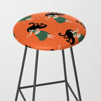 Hula Girl Vintage Pattern Stool Gallery Image 2