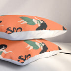 Hula Girl Vintage Pattern Pillow Sham Gallery Image 3