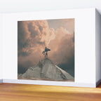 Lone Wayfarer Wall Mural Gallery Image 2