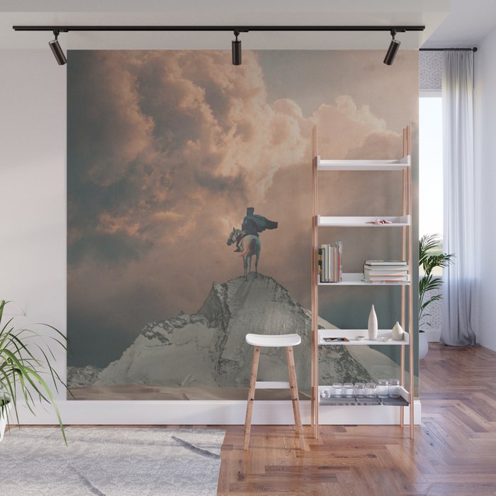 Lone Wayfarer Wall Mural Gallery Image 1
