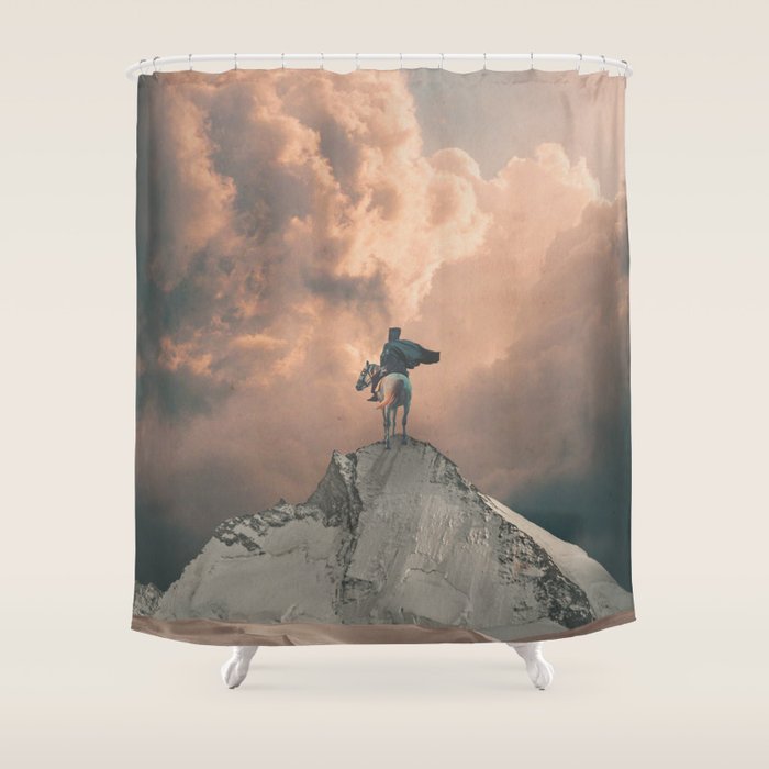 Lone Wayfarer Shower Curtain Gallery Image 1