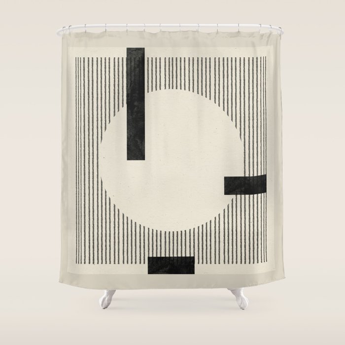 Paper Collage I Shower Curtain Gallery Image 1