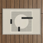Paper Collage I Outdoor Rug Gallery Image 1