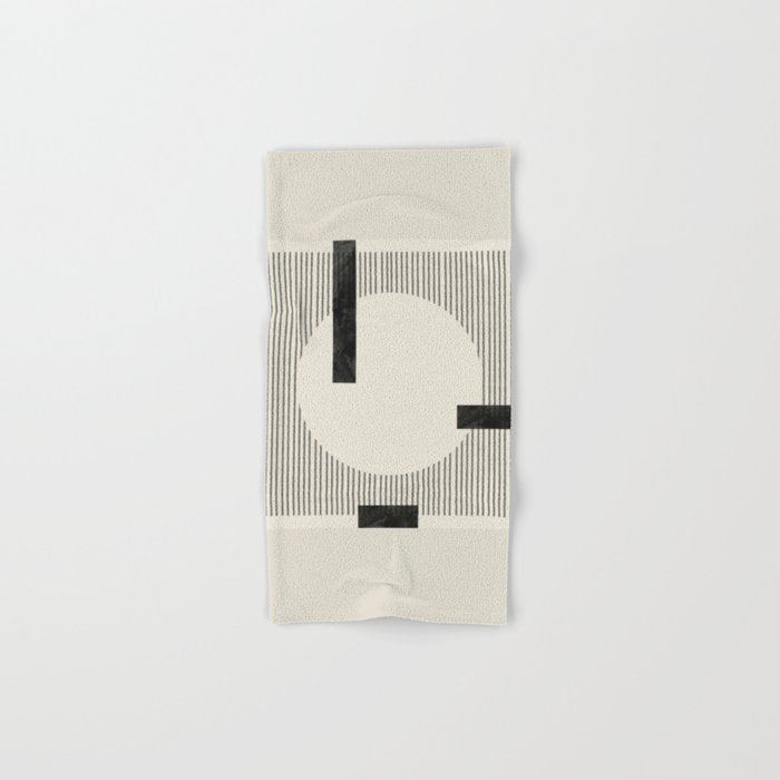 Paper Collage I Bath Towel Gallery Image 1