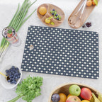 Vintage Stars VIII Dark Navy Blue Cutting Board Gallery Image 2