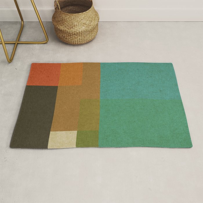  geometric texture 1 Rug Gallery Image 1