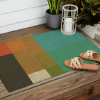  geometric texture 1 Outdoor Rug Gallery Image 2