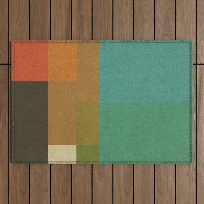  geometric texture 1 Outdoor Rug Gallery Image 1