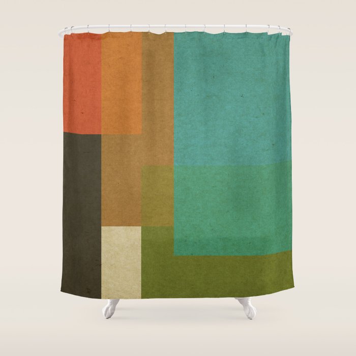  geometric texture 1 Shower Curtain Gallery Image 1