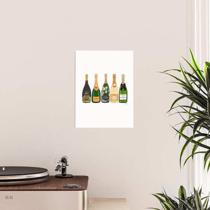 Champagne Bottles Poster Gallery Image 2