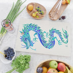 Chinese Dragon - Blue Palette Cutting Board Gallery Image 2