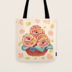 Garlic knot pythons Tote Bag Gallery Image 1